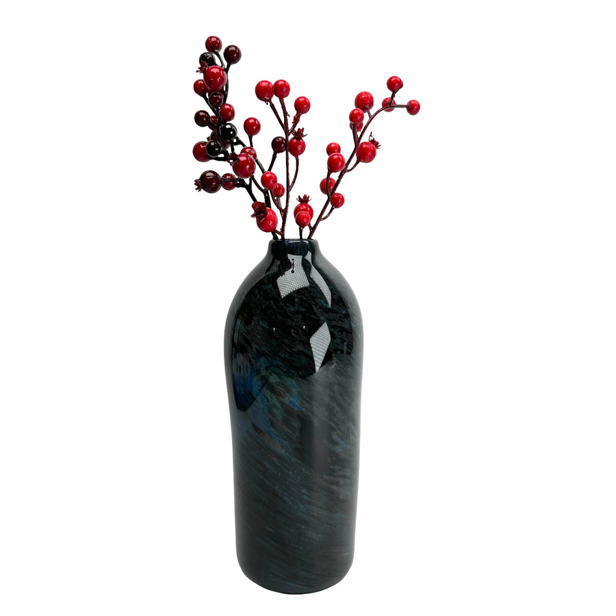 Lapis Swirl Vase #206