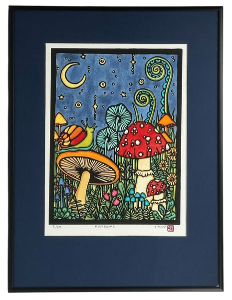 mushroom　1001 3D Printed Toadstool Mushroom Fungus Jumping Spider Platform