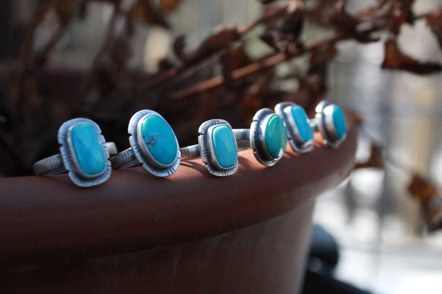 For the Love of Turquoise Sonoran Rectangle Ring