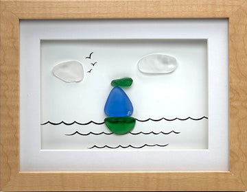 Sea Glass Sailboat
