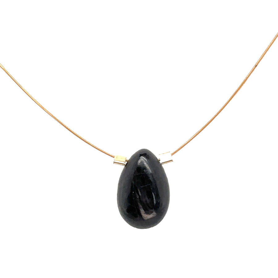 Black Moonstone Necklace