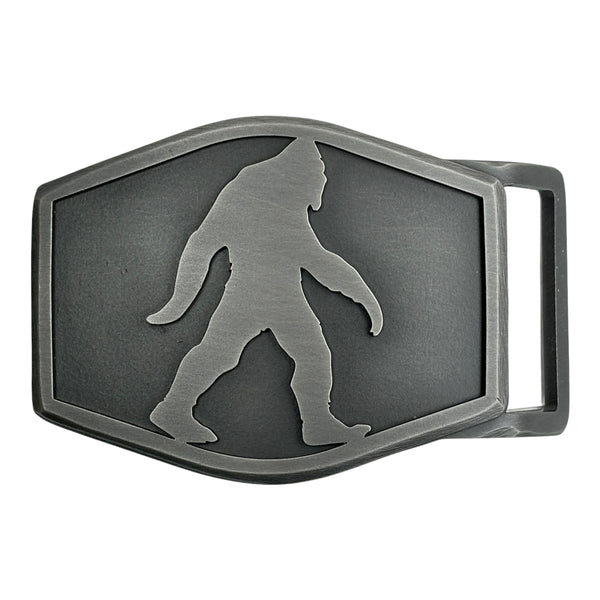 ’$’ KNOT BELT Sasquatchfabrix Bison Ruggedness: Walnut Shrunken Bison Leather Belt with