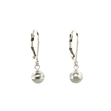 Earrings - Silver Balls - Small