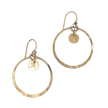 Lumen Gold Hoop Earrings
