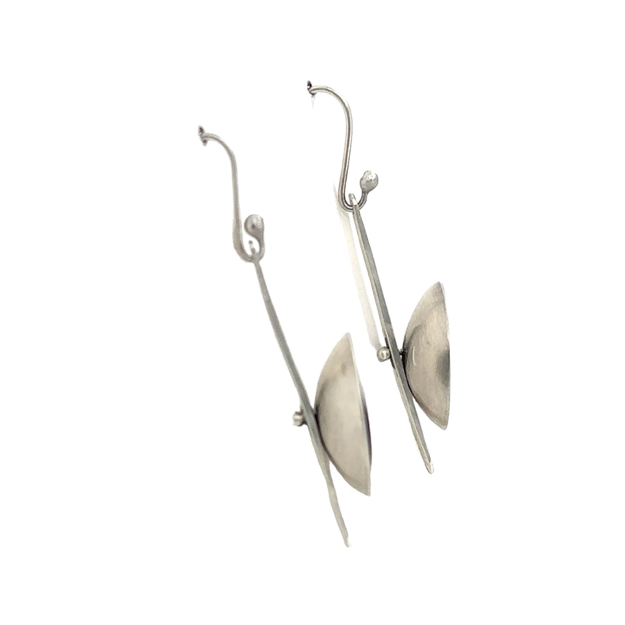 Earrings - Sterling Silver Spinners