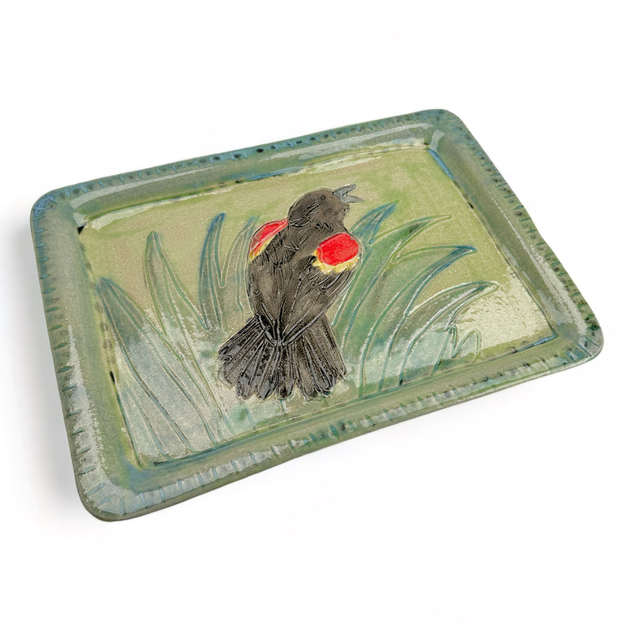 Red-winged Blackbird Platter