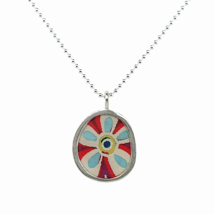 Necklace - Vertical Beachstone