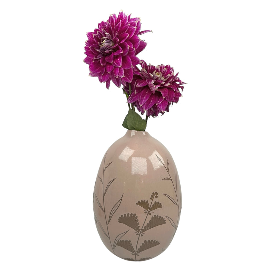 Large Vase - Pink - Botanical