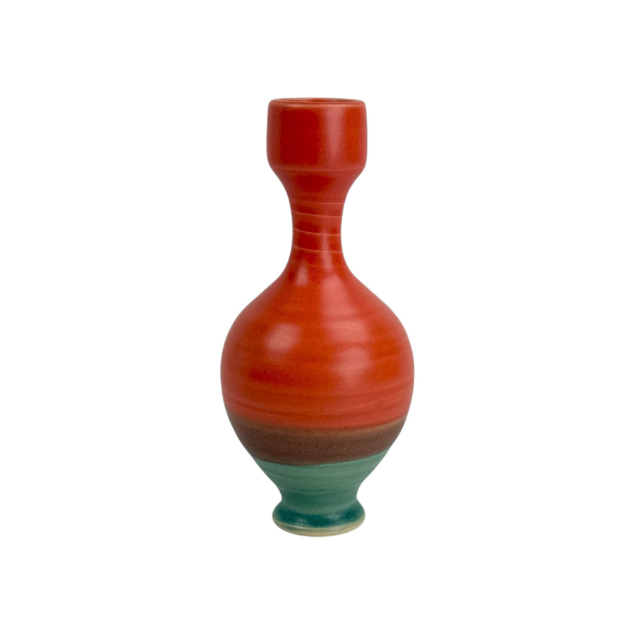 Bud Vase - Red/Green