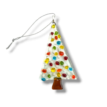 Mini Tree Glass Ornament