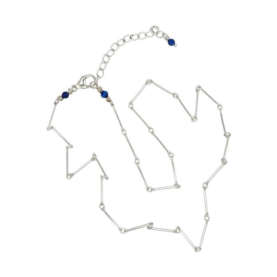 Necklace - Silver Bar Chain