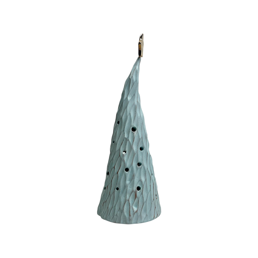 Holiday Luminary Tree - Light Blue - Medium