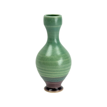 Bud Vase - Green/Purple