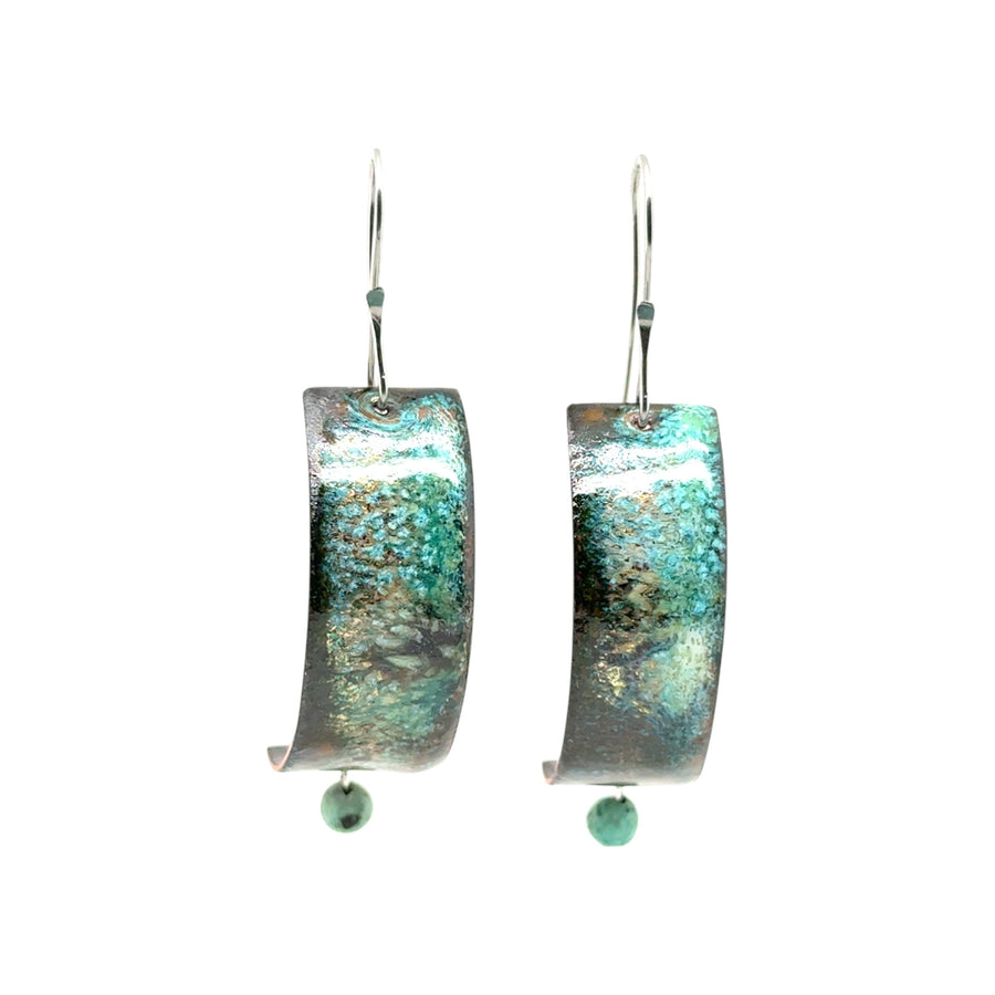 Enameled Earrings