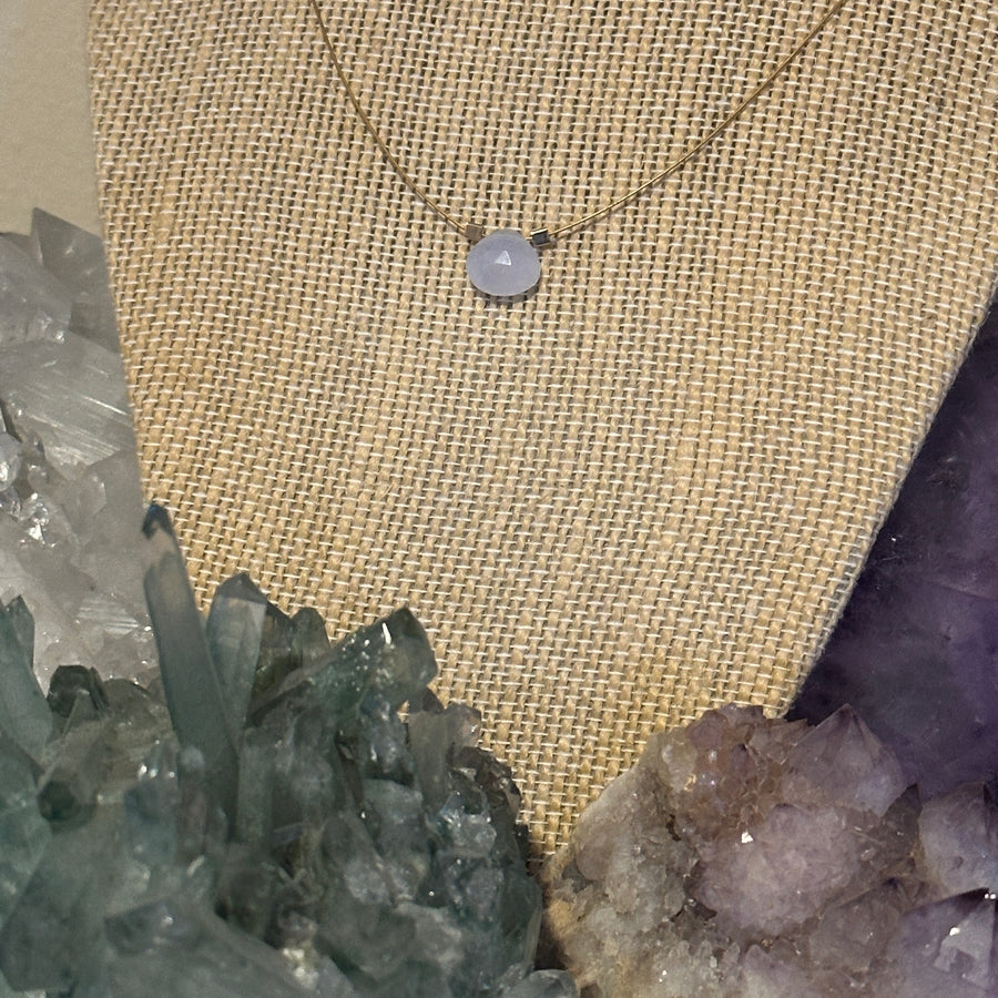 Blue Chalcedony Necklace