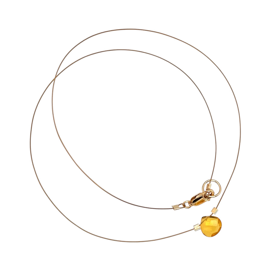 Yellow Topaz Necklace