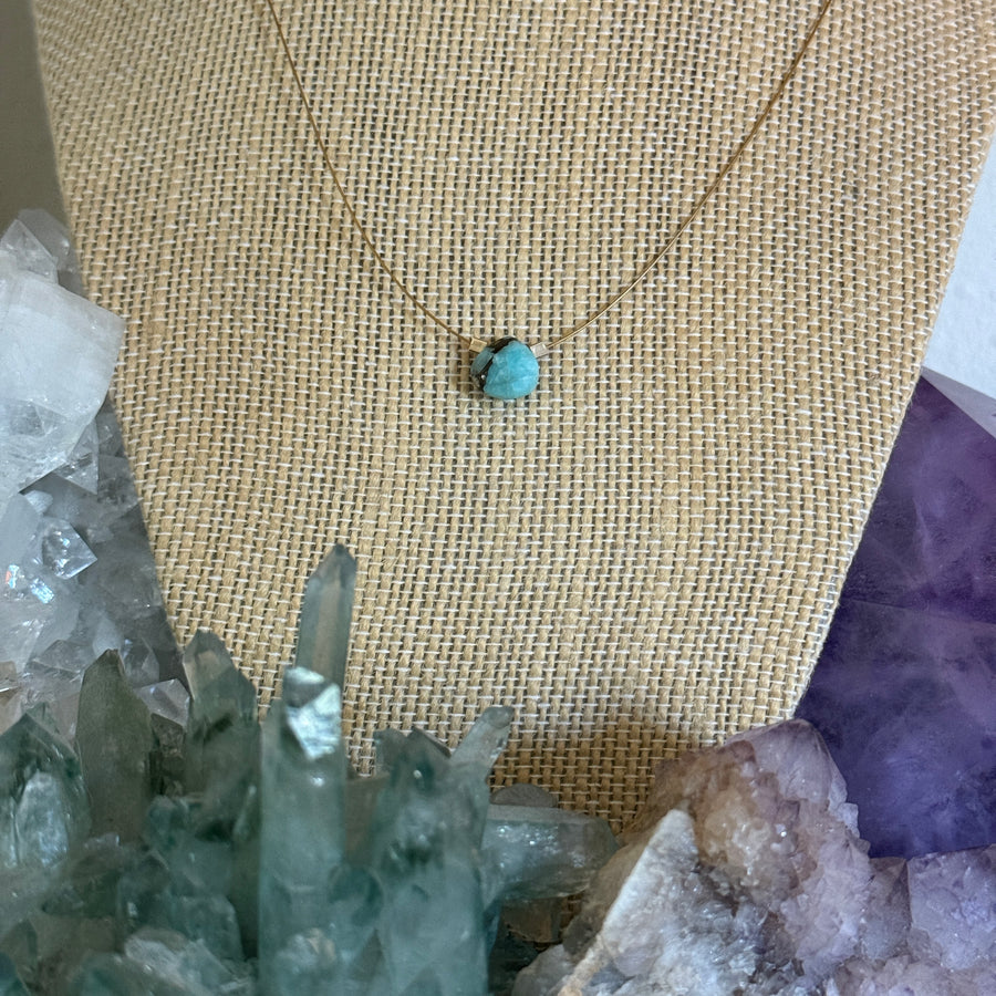 Amazonite with Copper Necklace