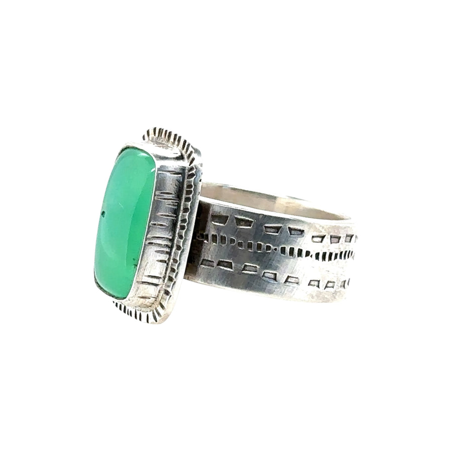 Ring - Chrysoprase - Size 9.25