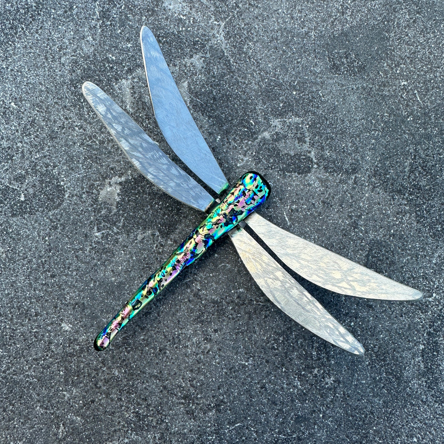 Dichroic Glass Dragonfly
