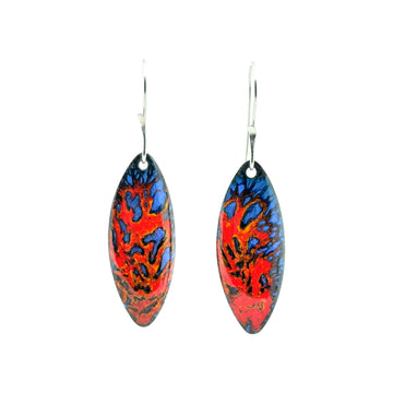 Enameled Earrings