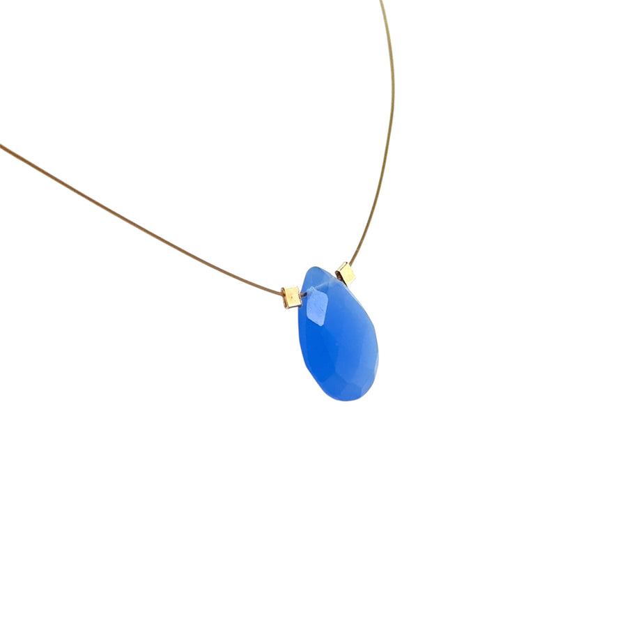 Blue Chalcedony Necklace