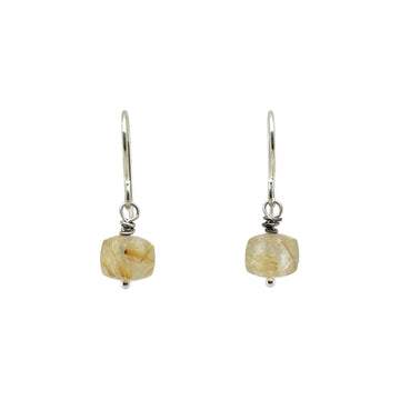 Earrings - Rutilated Quartz - Tiny