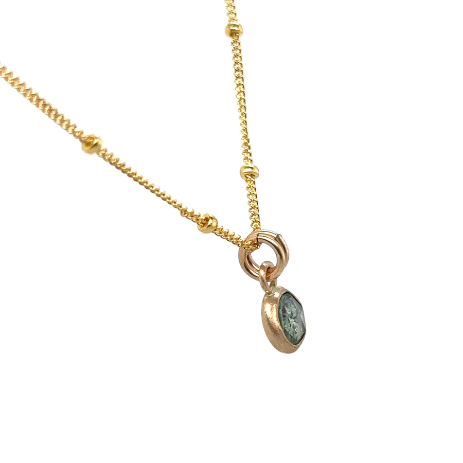 Green Montana Sapphire Necklace