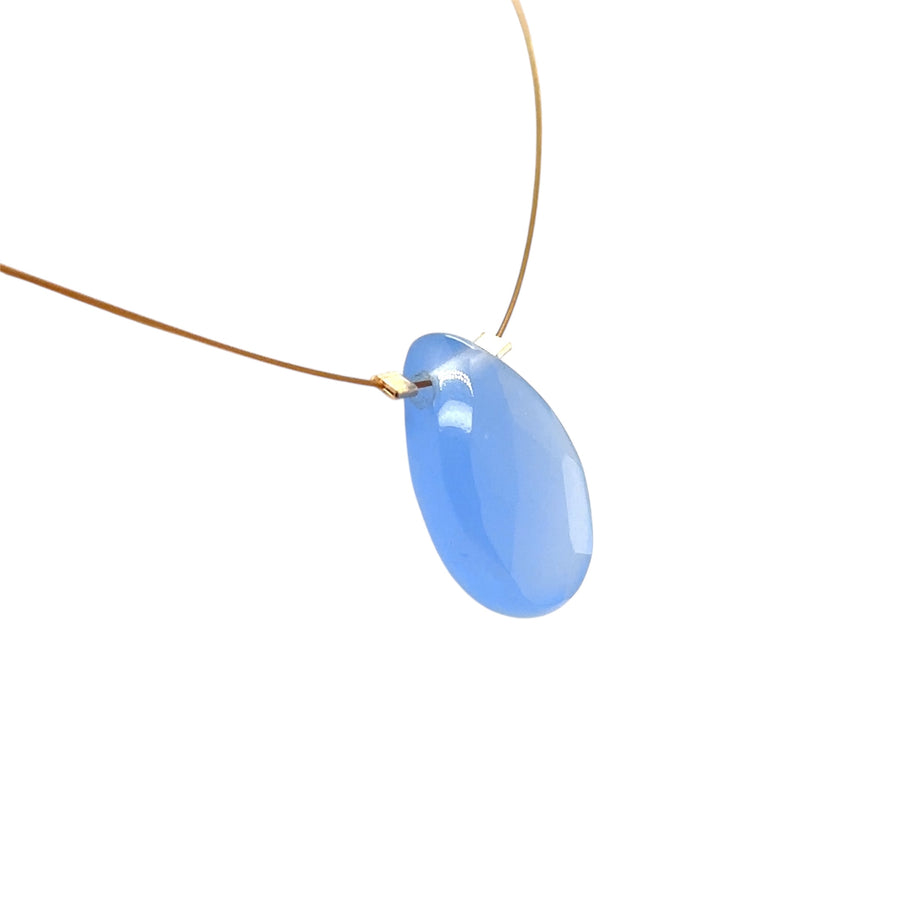Czech Quartz Necklace - Periwinkle