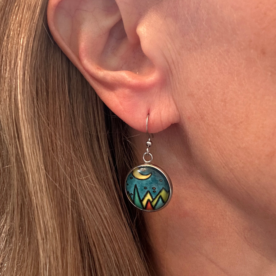 Earrings - Moonlit Forest