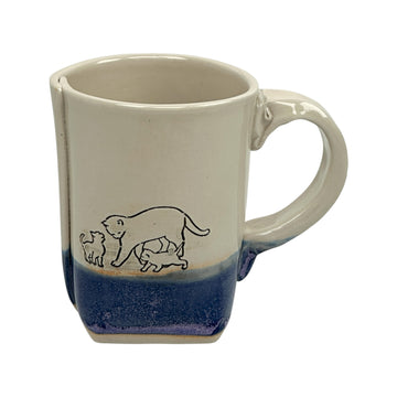Purple Cat Mug