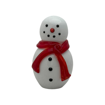 Snowman with Red Scarf