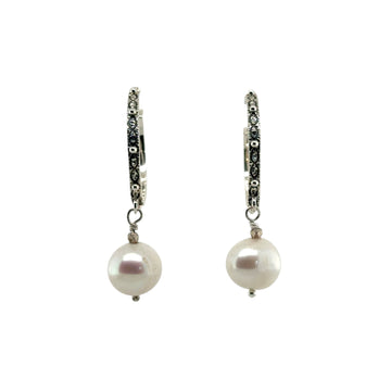 Earrings - Freshwater Pearl Hoops