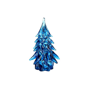 Small Glass Tree - Light Blue