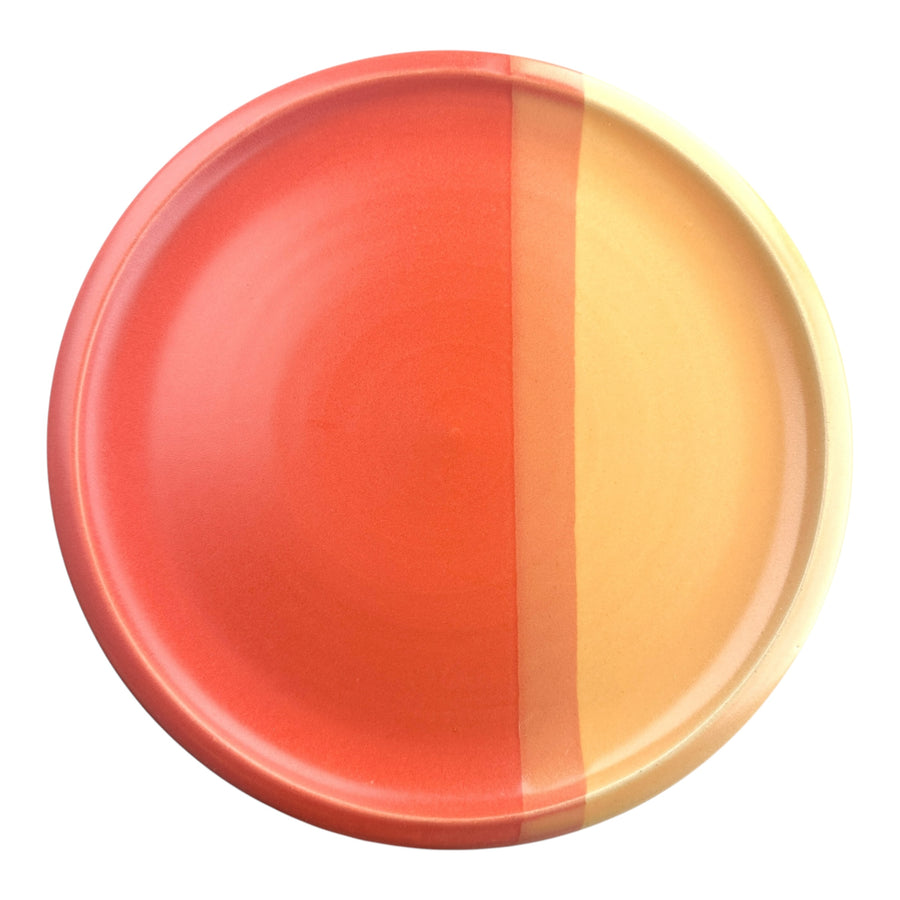 Dinner Plate - Red/Yellow