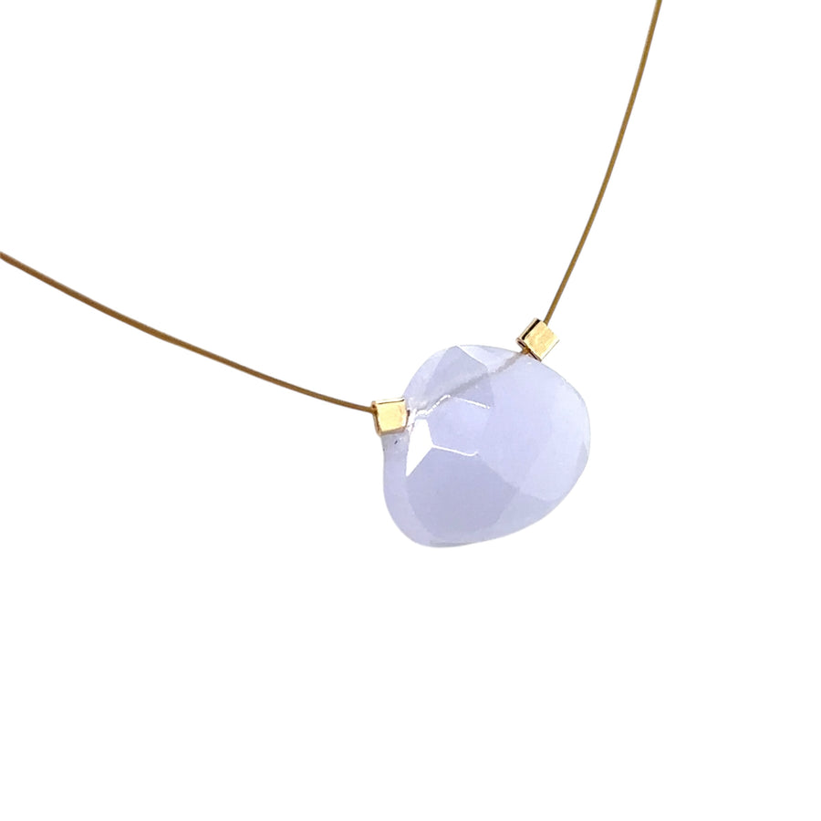 Czech Quartz Necklace - Lilac