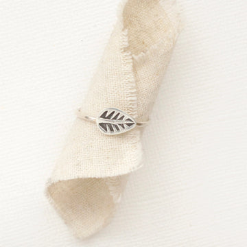 Stamped Leaf - Ring