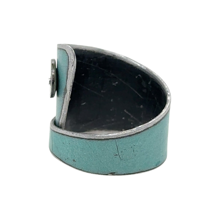 Ring - Blue with Dark Blue Dot - Size 6.5