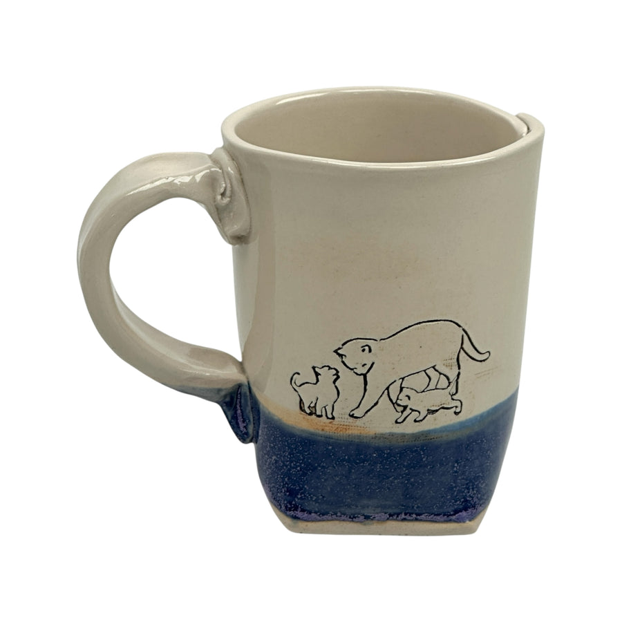 Purple Cat Mug