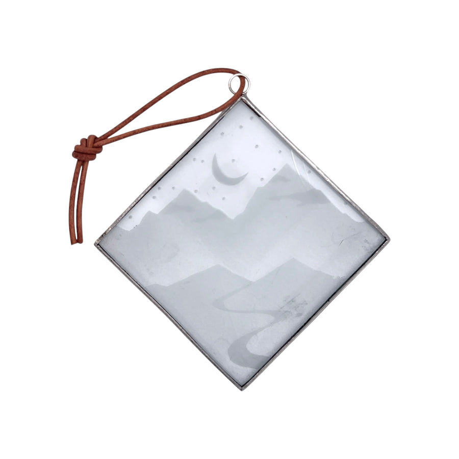 Etched Glass Suncatcher - Landscape