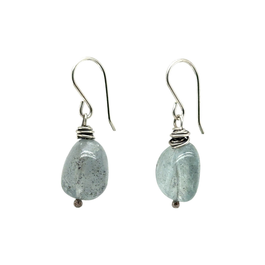 Earrings - Aquamarine Drops