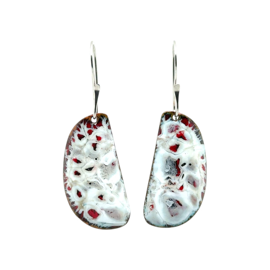 Enameled Earrings