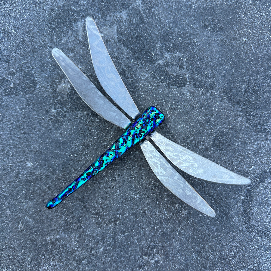 Dichroic Glass Dragonfly