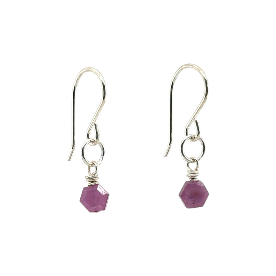 Earrings - Ruby - Tiny