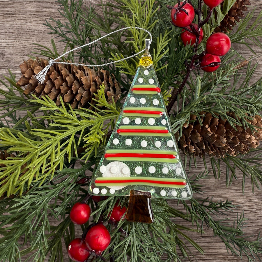 Mini Tree Glass Ornament