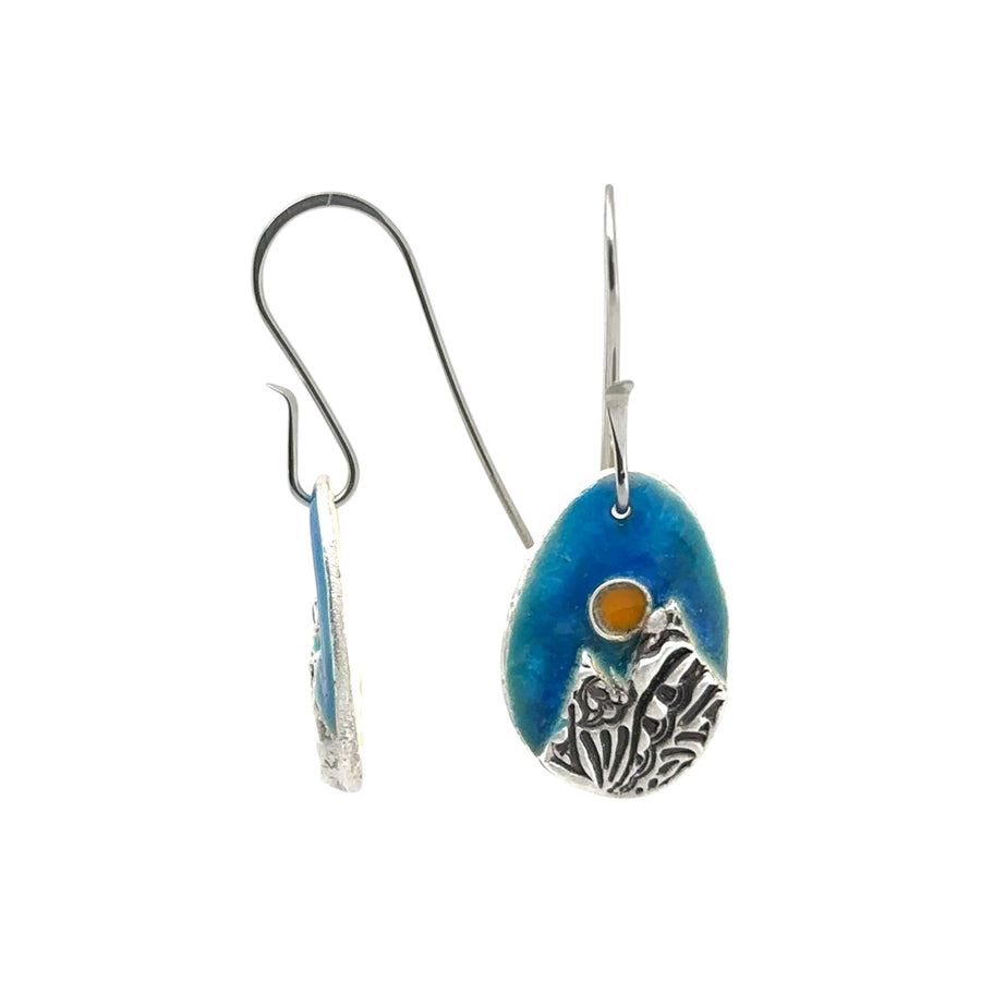 Earrings - Mountain Sunrise
