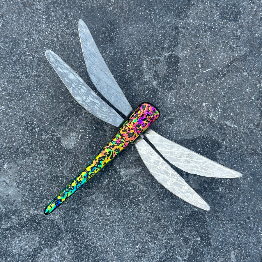 Dichroic Glass Dragonfly