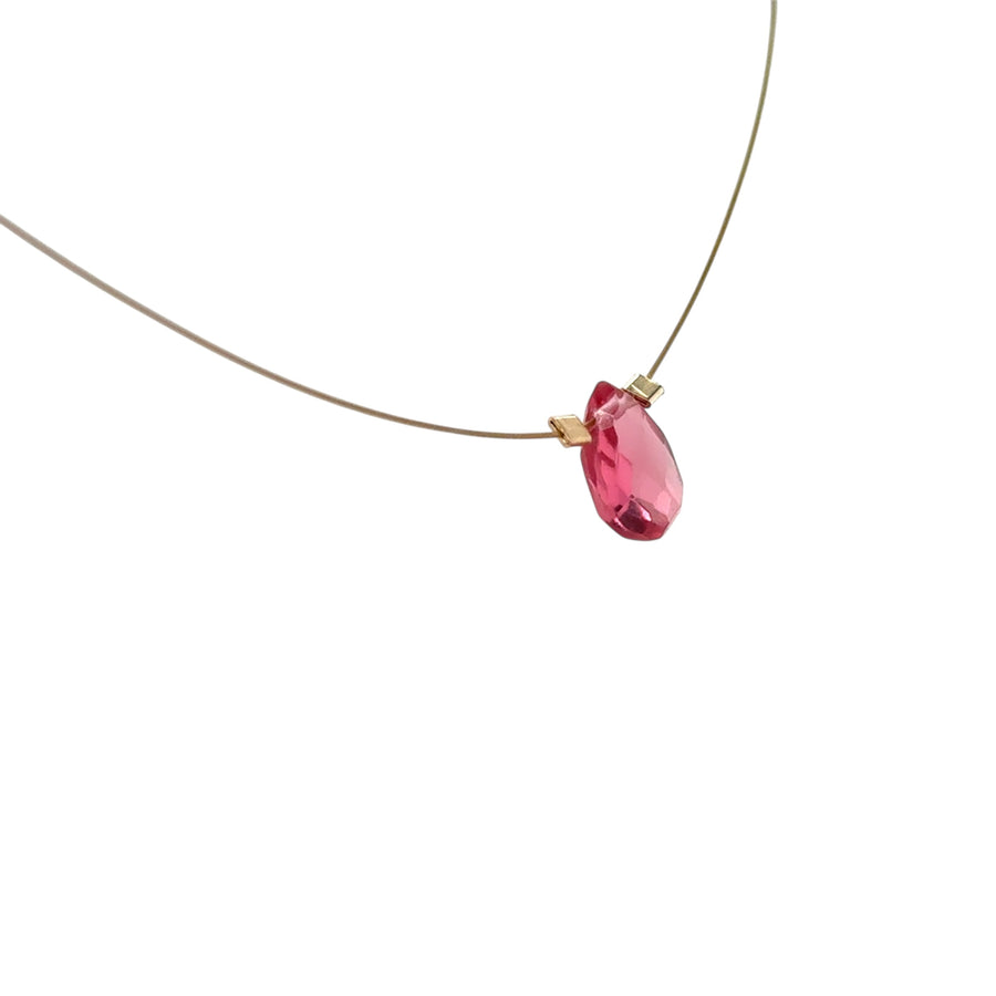Pink Tourmaline Necklace