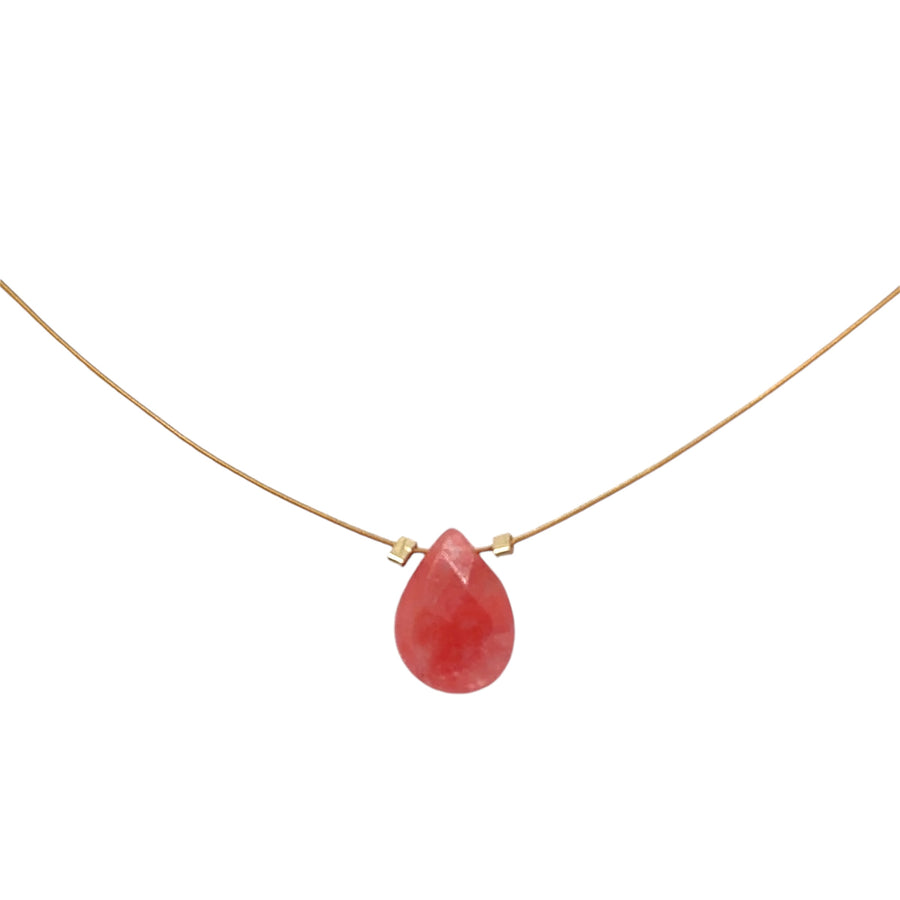 Strawberry Quartz Necklace