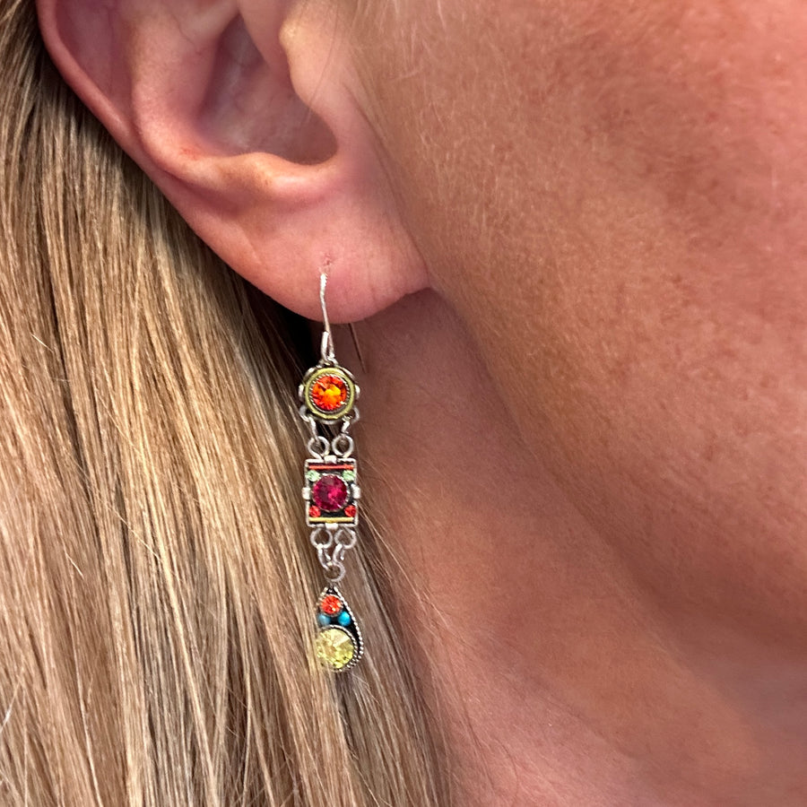Earrings - Domas Long Drop