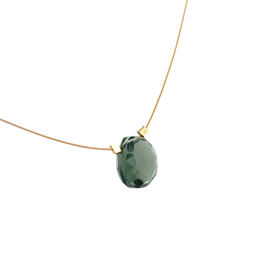 Moss Aquamarine Necklace